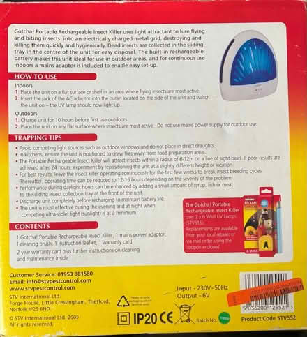 Photo of free Flying insect killer (Kenilworth CV8) #2