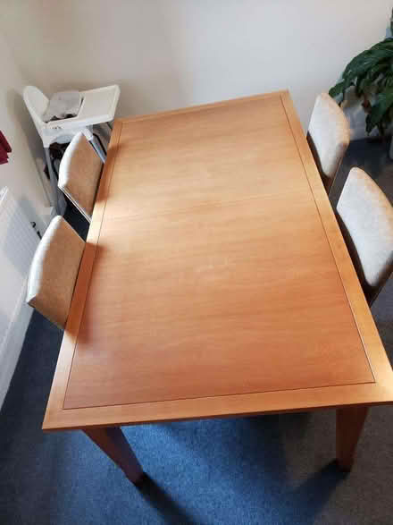 Photo of free M&S Dining Table and 4 Chairs (Cowbridge CF71) #1