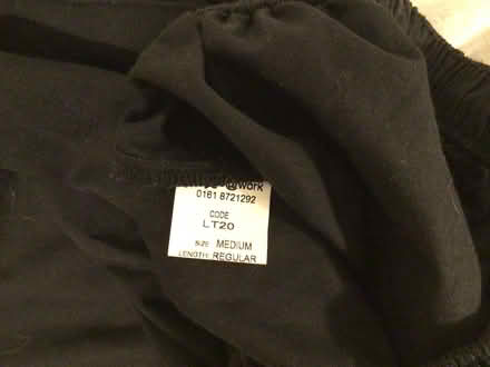Photo of free black elasticated trousers x 2 (Storrington RH20) #3