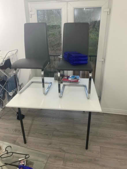 Photo of free Table and two chairs (Radcliffe M26) #1