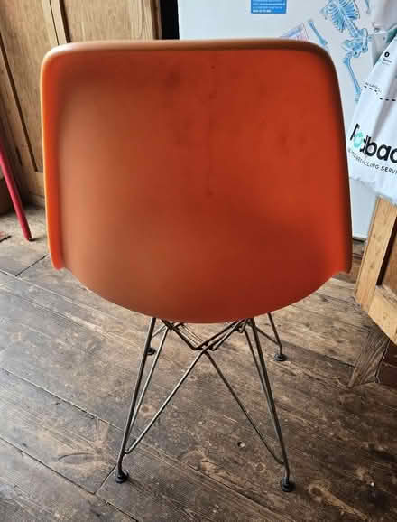 Photo of free Orange and chrome chair (Aldrington BN3) #2
