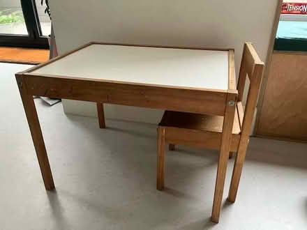 Photo of free IKEA toddler table and one chair (Ecclesall S11) #1