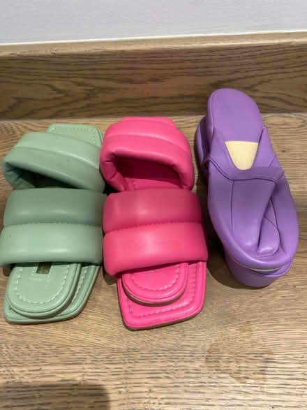 Photo of free 3 pairs uk size 4 slip on shoes (St Albans AL3) #1