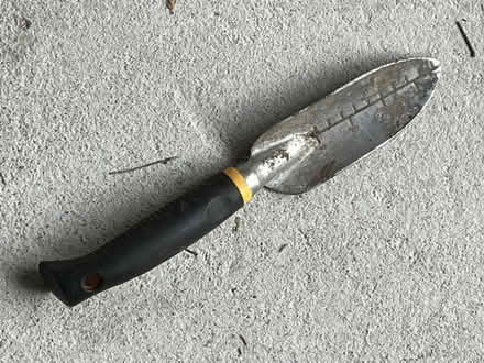 Photo of free Garden trowel (metal handle) (Nr Fresh Pond & Mt Auburn Cem.) #1