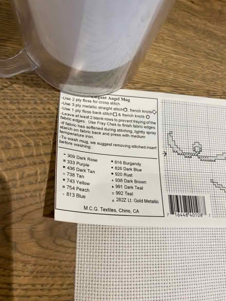 Photo of free Two Craft Cross-Stitch Mugs (St Albans AL3) #2