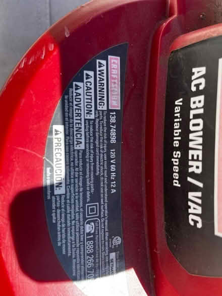 Photo of free Electric leaf blower (Downtown Mountain View) #3
