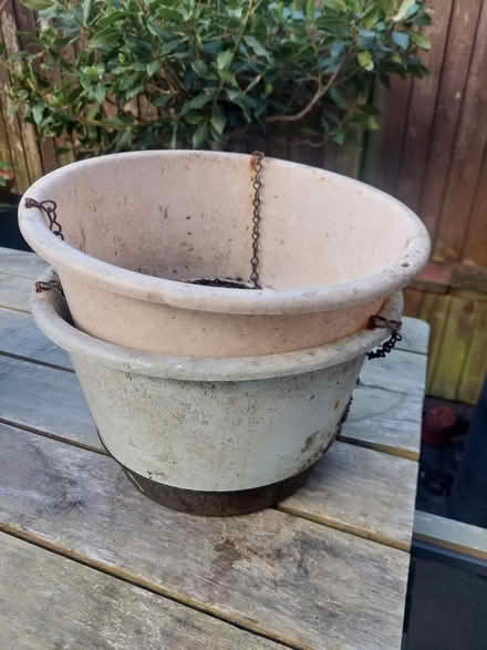 Photo of free 2 Hanging plastic baskets (SW16) #4