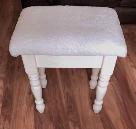 Photo of free Fleece padded stool - upcycled (Chatham) #1