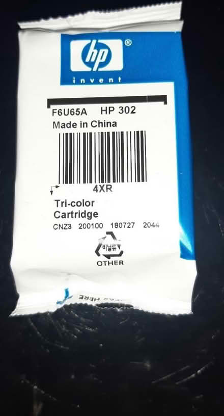 Photo of free HP 302 Tri-colour ink cartridge (Headington OX3) #1