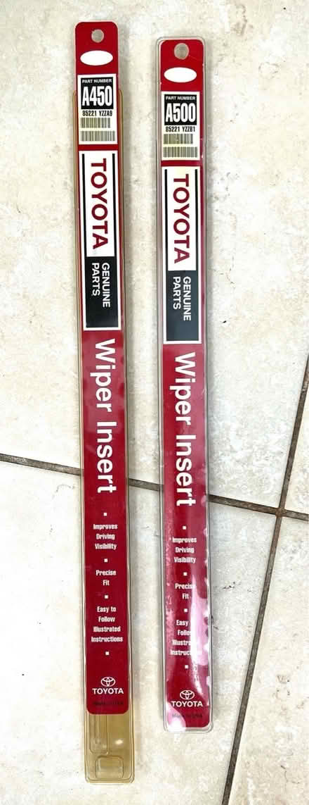 Photo of free Toyota wiper inserts (Skokie) #1