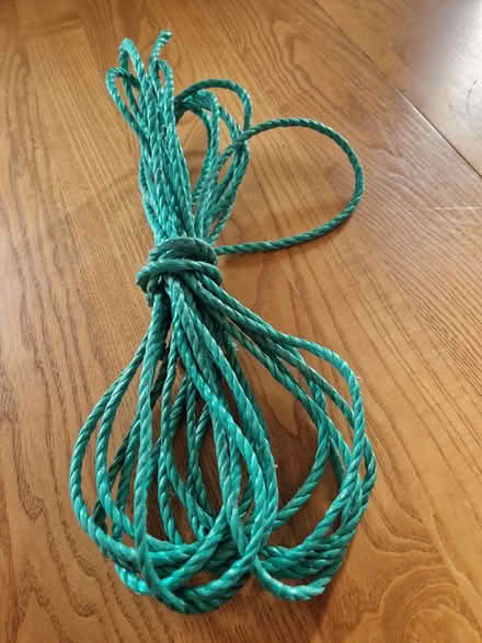 Photo of free 10m of green plastic rope (Oxford OX4) #1