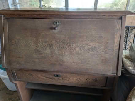 Photo of free Solid oak writing desk (Pant SY10) #1