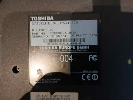 Photo of free Toshiba Laptop for spares or repair (B90 shirley) #3