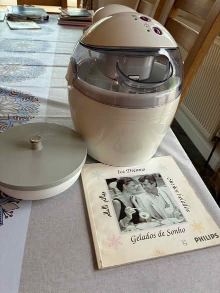 Photo of free Ice Cream Maker with recipe book. (Pinner HA5) #3