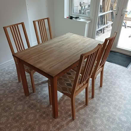 Photo of free Dining table with 4 chairs (WV3 Wolverhampton) #2