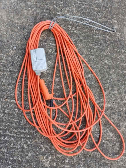 Photo of free Lawnmower extension cable with RCD (Heworth. YO31) #1