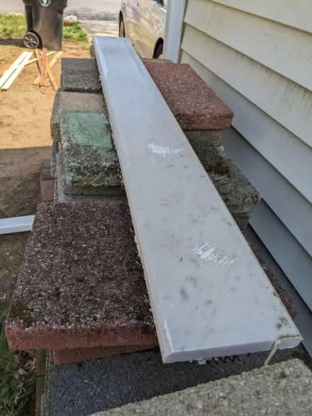 Photo of free Marble saddle (Belford, N.J.) #1