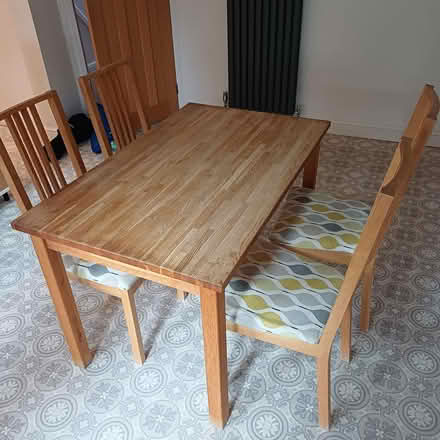 Photo of free Dining table with 4 chairs (WV3 Wolverhampton) #1
