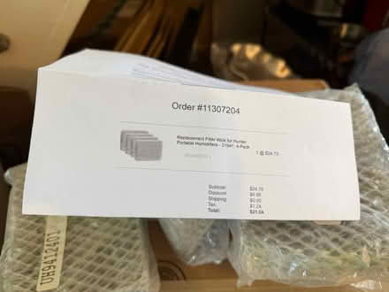 Photo of free Humidifier Filters (Waltham South Side) #2