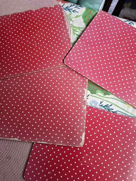 Photo of free Red hard placemats, Old Woking (Woking, GU22) #1