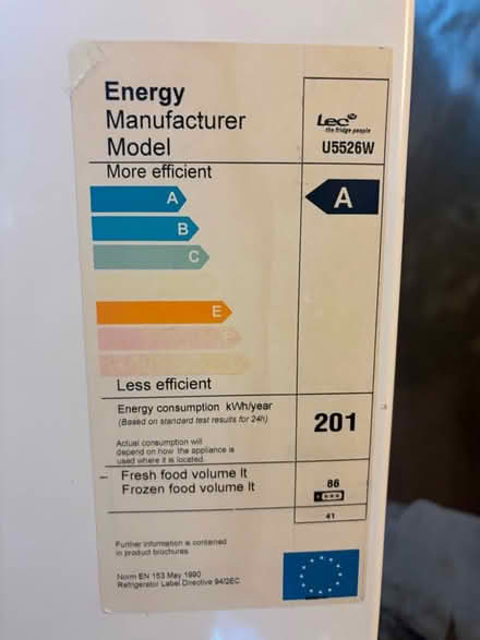 Photo of free Undercounter freezer (Poynton SK12) #2