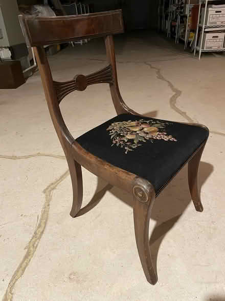 Photo of free Side chair in need of repair (Riverside area of Princeton) #2