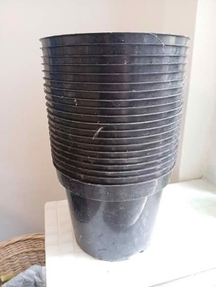 Photo of free 20 X 6 1/2 inch plant pots (Buxworth SK23) #1
