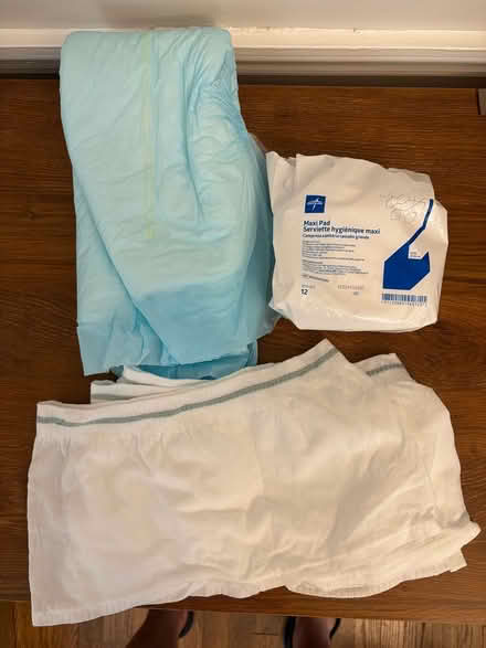 Photo of free Postpartum Supplies (Bethesda, MD) #1