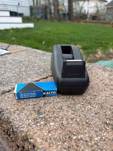 Photo of free Scotch tape holder + staples (Weymouth Landing) #1
