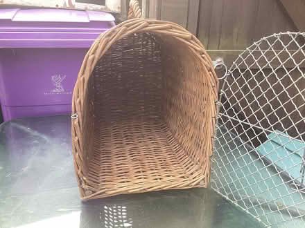 Photo of free Whicker basket pet carrier (Southport PR9) #2