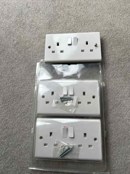 Photo of free Three switched double sockets (Broad Blunsdon SN26) #1