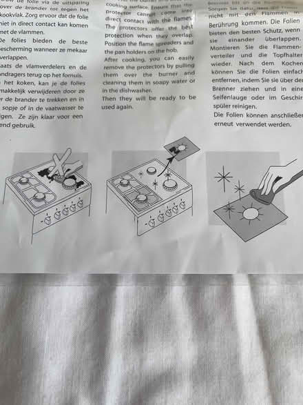 Photo of free Gas hob protectors x 4 (Shirley, Croydon) #2