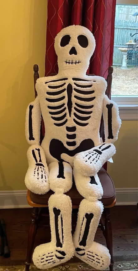 Photo of free Large Stuffed Halloween Skeleton (Pinecliff Lake) #1