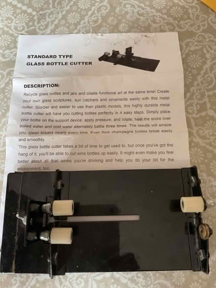 Photo of free Glass bottle cutter (West Hill TN34) #1