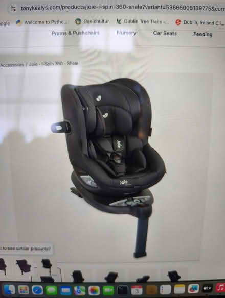 Photo of free 360' car seat in good condition (Belmullet) #1