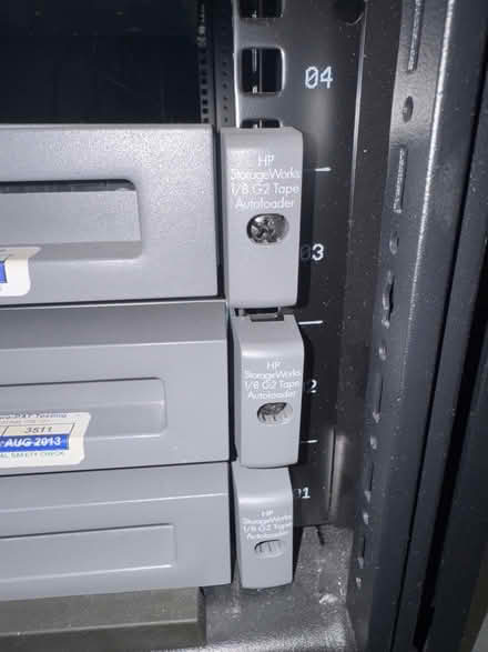 Photo of free 3 x HP Storageworks 1/8 G2 loaders (EC1A) #2