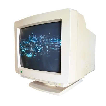 Photo of Old CRT computer monitor (Hillsborough S6) #1