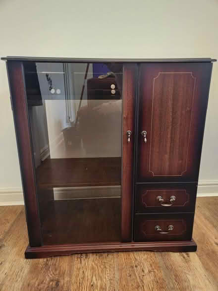 Photo of free Repro Mahogany TV/Audio Cabinet (Ormskirk L40) #1