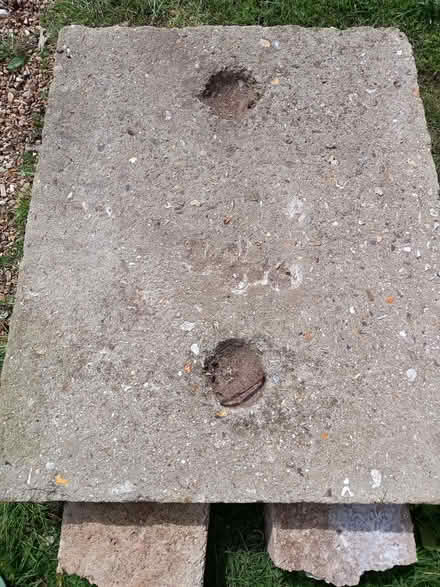 Photo of free large thick concrete slab (Rowlands Castle PO9) #1