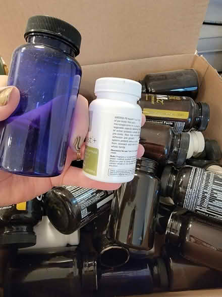 Photo of free Plastic Vitamin bottles (Melrose near Wyoming Cemetery.) #2
