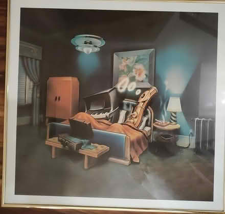 Photo of free Interesting print in frame (Rockcrest) #1