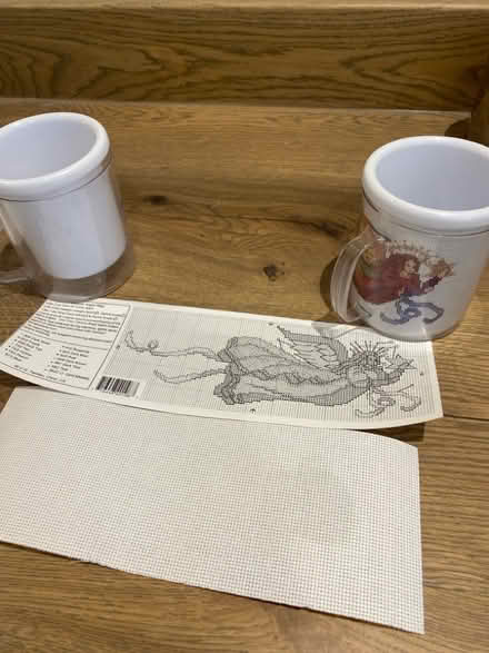 Photo of free Two Craft Cross-Stitch Mugs (St Albans AL3) #1