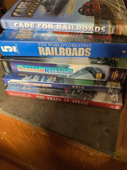 Photo of free Assorted railroad DVDs (Watertown, near Waverly Square) #1