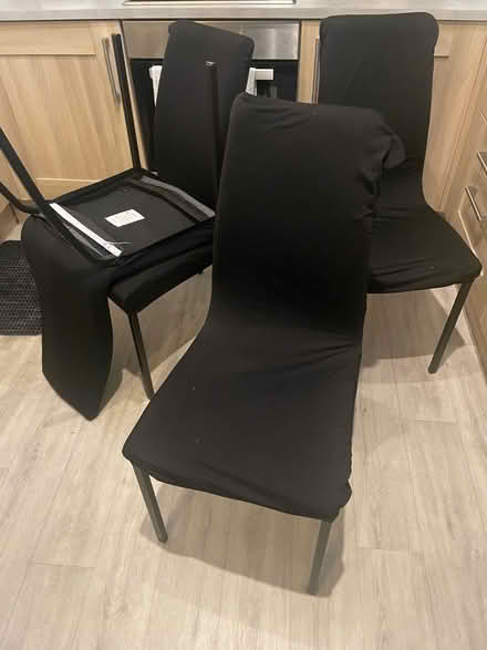 Photo of free Four black chairs (L8) #1