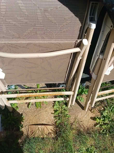 Photo of free Set of 6 Garden Chairs (Pin Green SG2) #1