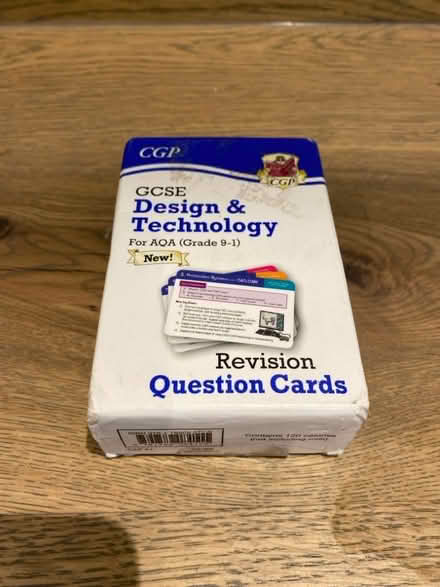 Photo of free GCSE D&T Revision Cards (St Albans AL3) #1