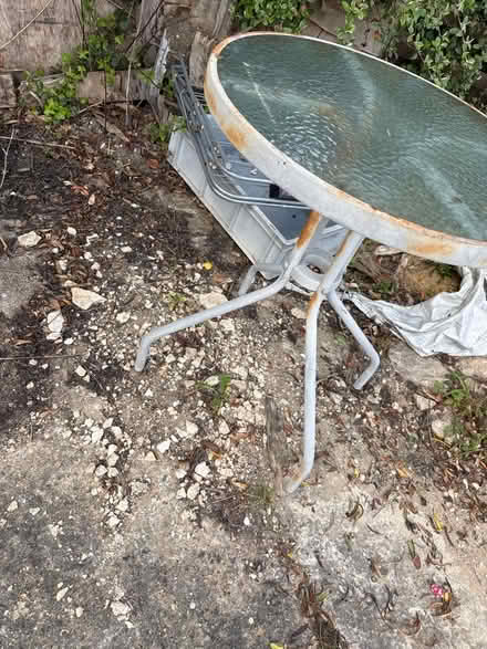 Photo of free Small Patio Table (Downley HP13) #3