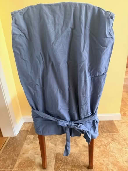 Photo of free 2 Blue Parson/Dining Chari covers (Ayer) #1