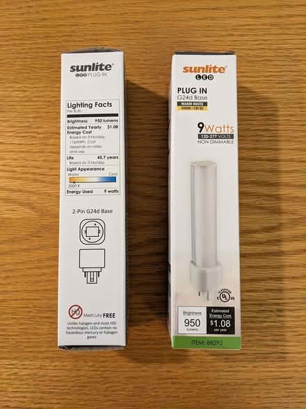 Photo of free Bathroom fixture LED light bulbs (Capitol Hill) #1