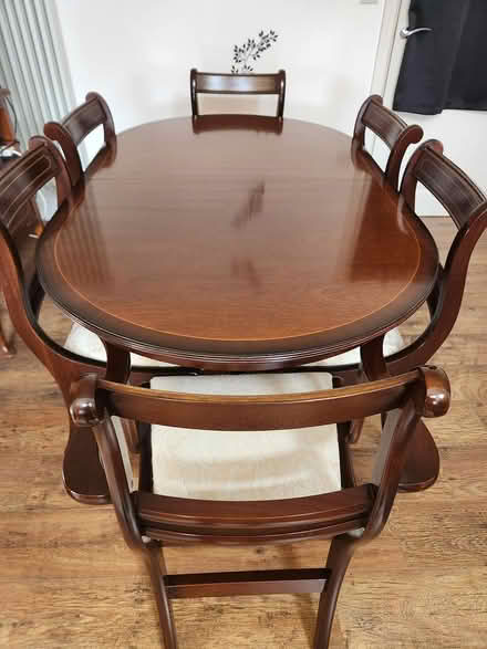 Photo of free Reproduction Mahogany Dining Suite (Ormskirk L40) #1